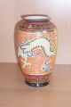 Japanese Satsuma Vase Rare Colors - Signed Vases photo 1