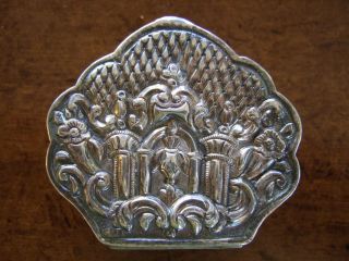 Fine 18/19th.  Century Ottoman Silver Snuff Box,  Islamic photo