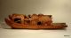 Chinese Carved Bamboo Wood Junk Woodenware photo 2