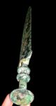 Vintage China Warringstatesperiod War Gen.  Weapon Black Bronze Ring Dagger Sword剑 Swords photo 1