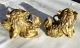 Pair Detailed Brass Chinese Foo Dogs Guardian Lion Statues Foo Dogs photo 4