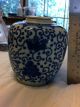Anitque Blue And White Ginger Jar Pots photo 4