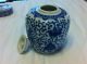 Anitque Blue And White Ginger Jar Pots photo 5