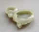 18th C.  Chinese Hetian Jade Carved Lotus Leaf Brush Washer Other photo 2