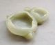 18th C.  Chinese Hetian Jade Carved Lotus Leaf Brush Washer Other photo 3