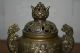 Highly Detailed 19thc Bronze Buddha Incense Burner Signed Buddha photo 7