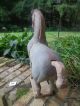 Antique Chinese Painted Tang Or Han Dynasty Pottery Parade Horse 19.  5 