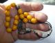 Amber Beads /.  925 Sterling Silver Worry Beads.  15 Amber Beads. Necklaces, Pendants photo 1