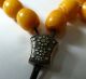 Amber Beads /.  925 Sterling Silver Worry Beads.  15 Amber Beads. Necklaces, Pendants photo 4