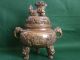 Collection Of Brass Or Bronze Ornaments Tibet Nepal China Tibet photo 1