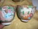 Lot Antique Chinese Rose Medallion 3 Cups + 5 Saucers/ Plates 19th Century Plates photo 7