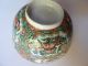 Antique Vintage Chinese Rose Medallion Porcelain Bowl Hand Painted Bowls photo 11