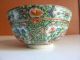 Antique Vintage Chinese Rose Medallion Porcelain Bowl Hand Painted Bowls photo 4