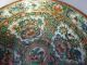 Antique Vintage Chinese Rose Medallion Porcelain Bowl Hand Painted Bowls photo 6
