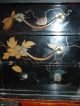 Charming Antique Meiji Japanese Koyosegi And Lacquer Cabinet Box Boxes photo 3