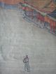 Rare Antique Chinese Landscape /house Painting With Sign/seal Paintings & Scrolls photo 6