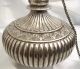 Antique Solid Silver Persian Bottle Decanter Middle East photo 3