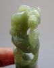 Antique Chinese Hetian Jade Carved Dragon Statue Seal Other photo 7