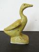 Chinese Export Imperial Yellow Duck Figure Vintage 20s Birds photo 1