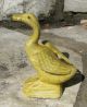 Chinese Export Imperial Yellow Duck Figure Vintage 20s Birds photo 5