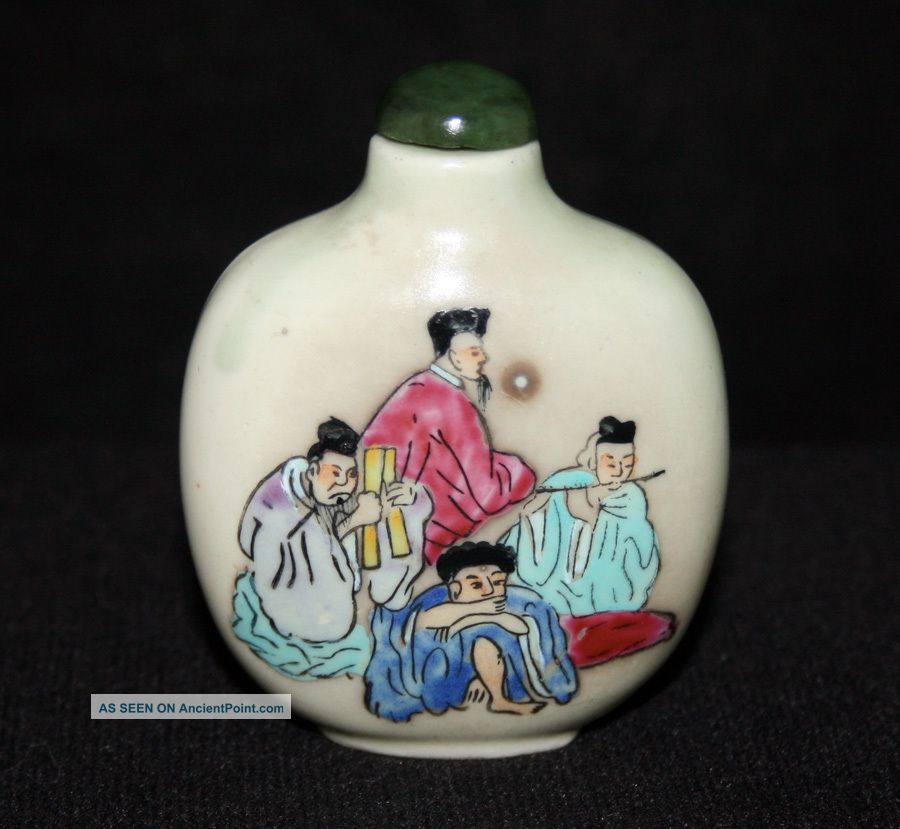 Antique Famille Verte Porcelain Japanese Snuff Bottle Other photo