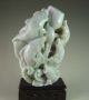 1100g Chinese Jadeite Carved Lotus And Fish Carving Other photo 5