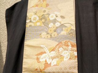 Japanese Kimono Fukuro Obi,  Fine photo