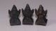 Three Antique Opium Weights 20 Grams Each Ganesh Elephant Rare Other photo 2