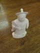 Finely Carved 19th Century Chinese Bone Figure Of An Emperor Holding A Fan Other photo 4