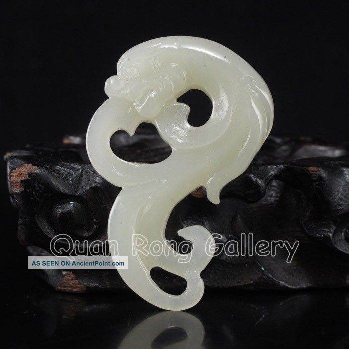 Chinese Hetian Jade Pendant - Pi Xiu Dragon Nr Necklaces & Pendants photo