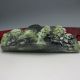 100% Natural Chinese Dushan Jade Hand - Carved Statue - - Sheep&pine Tree&mountain Other photo 9