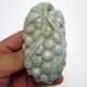 100% Natural Jadeite A Jade Hand - Carved Statue (with A Certificate) - Grapes Pc1068 Other photo 2