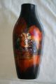 Old Asian Lacquer Ware Vase Interesting Shape - Wabi Sabi Other photo 2
