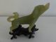Pair Jade Carved Chinese Dogs 18th - 19th Century Dogs photo 2