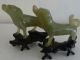 Pair Jade Carved Chinese Dogs 18th - 19th Century Dogs photo 7