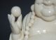 Unusual Chinese Dehua White Porcelain Fortuna Seated Buddha&symbol Of Wealth Buddha photo 2