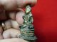 Phra Chaiwat Buddha Holding Lotus Chin Silver And Gilded Khmer Art Amulet Amulets photo 2