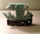 Antique Chinese Natural Jadeite Jade Boat With Stand Other photo 3