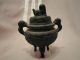 Rare Chinese Antique Metalware Miniature Tripod Other photo 2