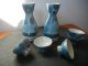 Vintage Japan Kutani Porcelain Sake Set Glasses & Cups photo 2