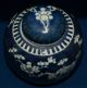 Antique Chinese Ginger Jar; Sapphire Blue With Prunis Blossoms Other photo 2