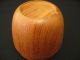 Japanese Antique Wooden Tea Caddy Grained Natsume Tea Container Tea Caddies photo 7