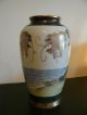 Vintage Satsuma Sring/summer Scene Japanese Vase Vases photo 3