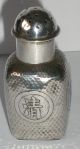 Antique Chinese Export Silver Pepper Pot Pepperette Signed 19th Century Nr Other photo 3