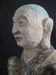 China Chinese Carved Wood Polychrome Standing Immortal? Buddha Ca.  20th Century Buddha photo 5