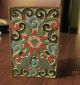 Old Chinese Enamel Copper Champleve Cloisonne Matchsafe Box Asian Scholar Estate Boxes photo 3