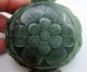89g Fine Chinese Hetian Green Jade Fiowers Snuff Bottle Nr Snuff Bottles photo 8
