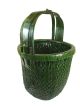 Chinese Antique Country Style Green Willow Basket Baskets photo 1