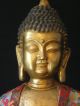 Tibetan Bronze Buddah With Cloisonne Robe Late 19th Century Tibet photo 4