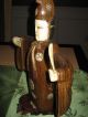 Rare Found Vintage Iron Wood Dancer Noh 12 